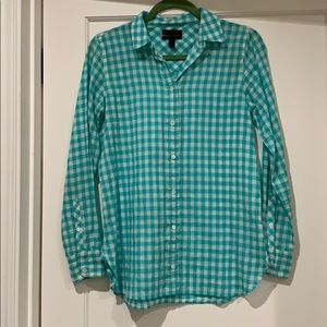 Gingham button down